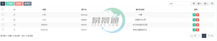 易景通景区分销系统:财务管理 易景通景区分销系统:财务管理